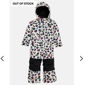 Toddler girl Burton snowsuit